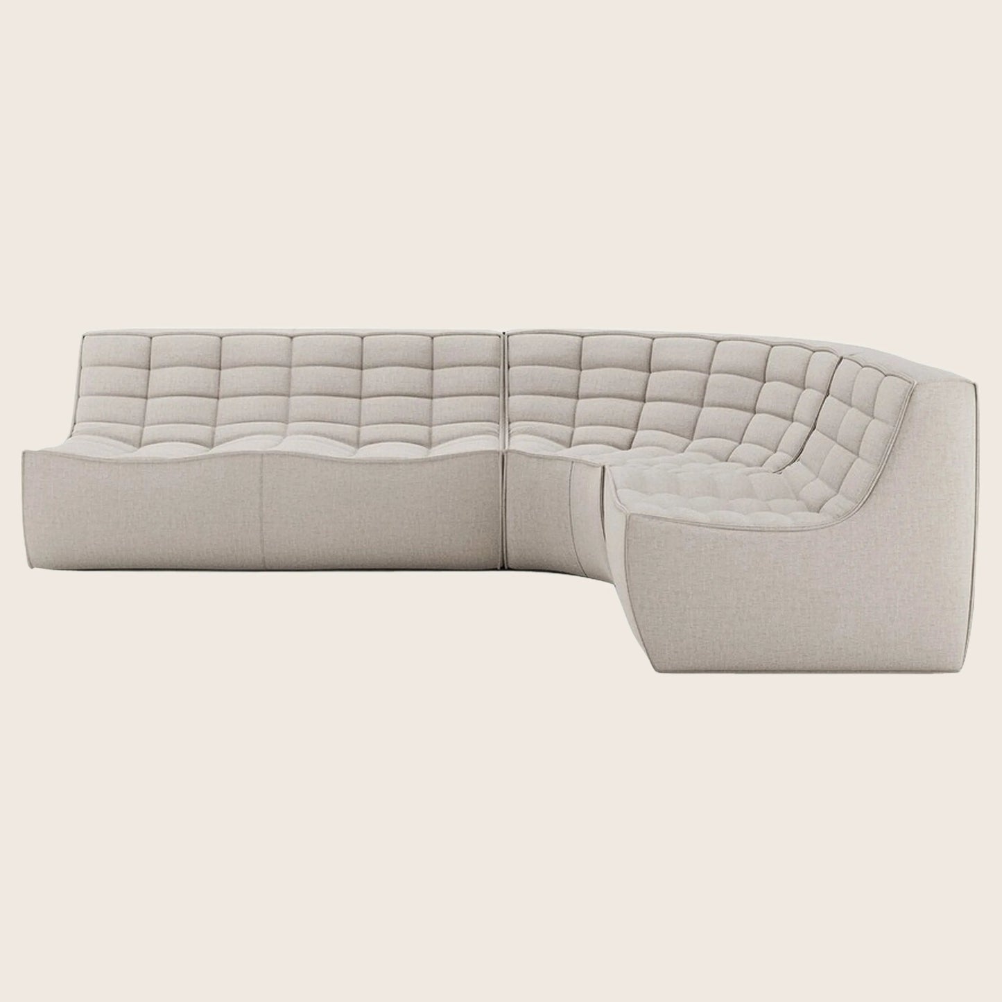 N701 Modular Round-Corner Sectional