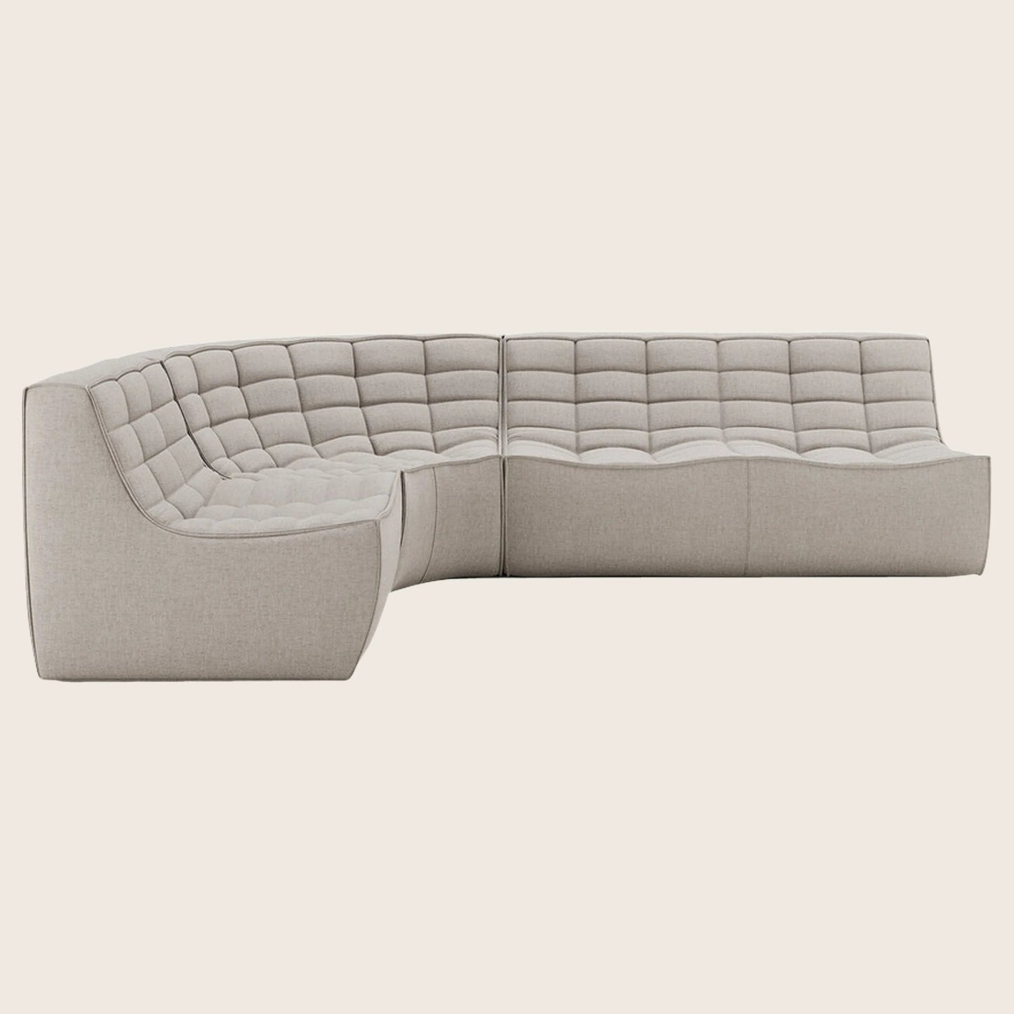 N701 Modular Round-Corner Sectional