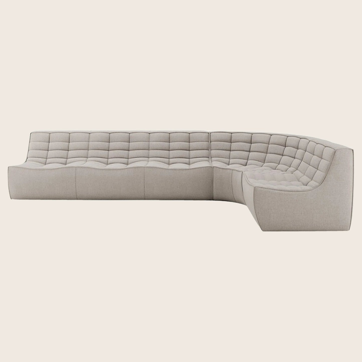 N701 Modular Round-Corner Sectional