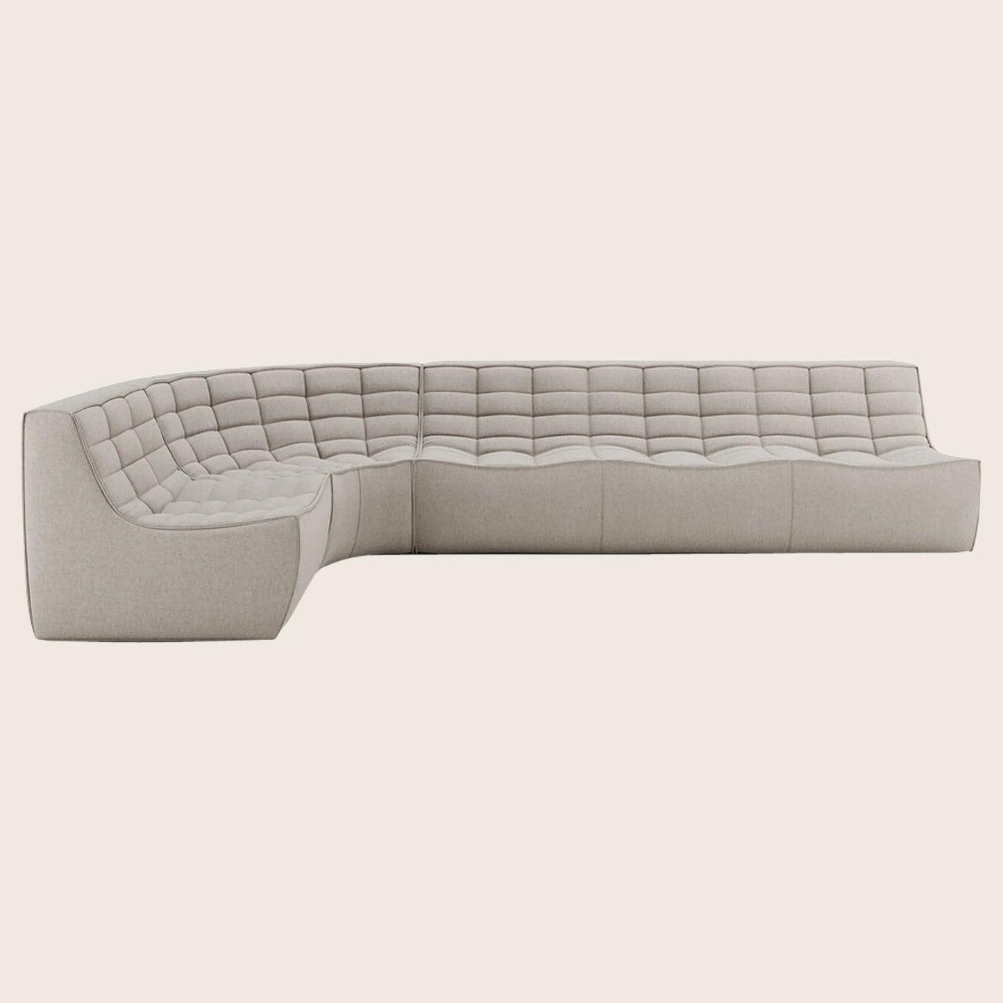 N701 Modular Round-Corner Sectional
