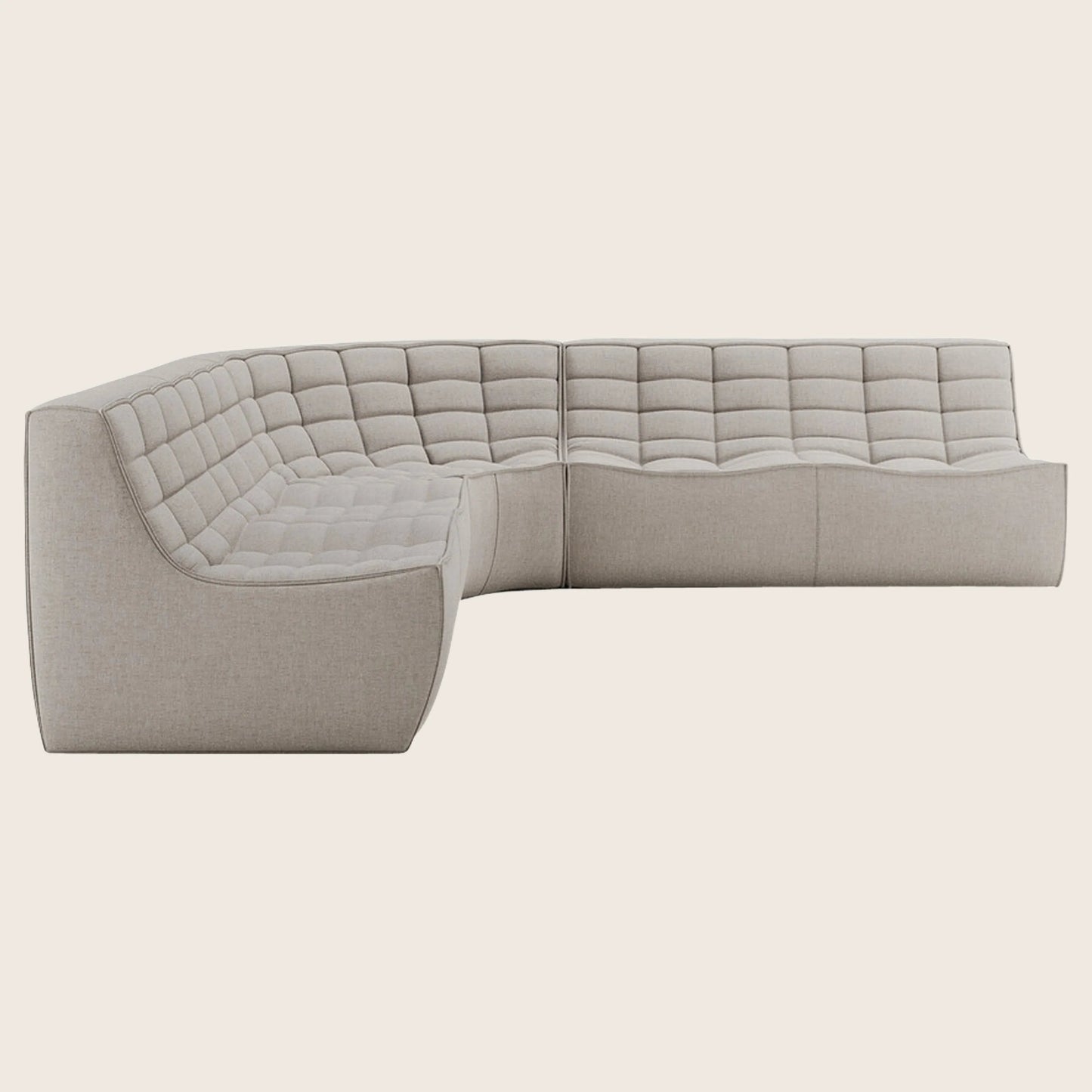 N701 Modular Round-Corner Sectional