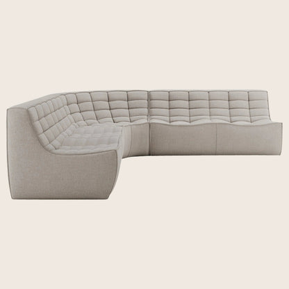 N701 Modular Round-Corner Sectional