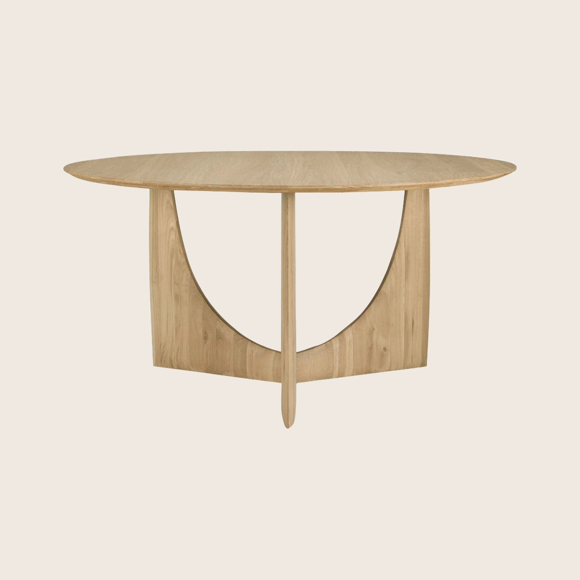 Geometric Round Dining Table