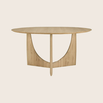 Geometric Round Dining Table