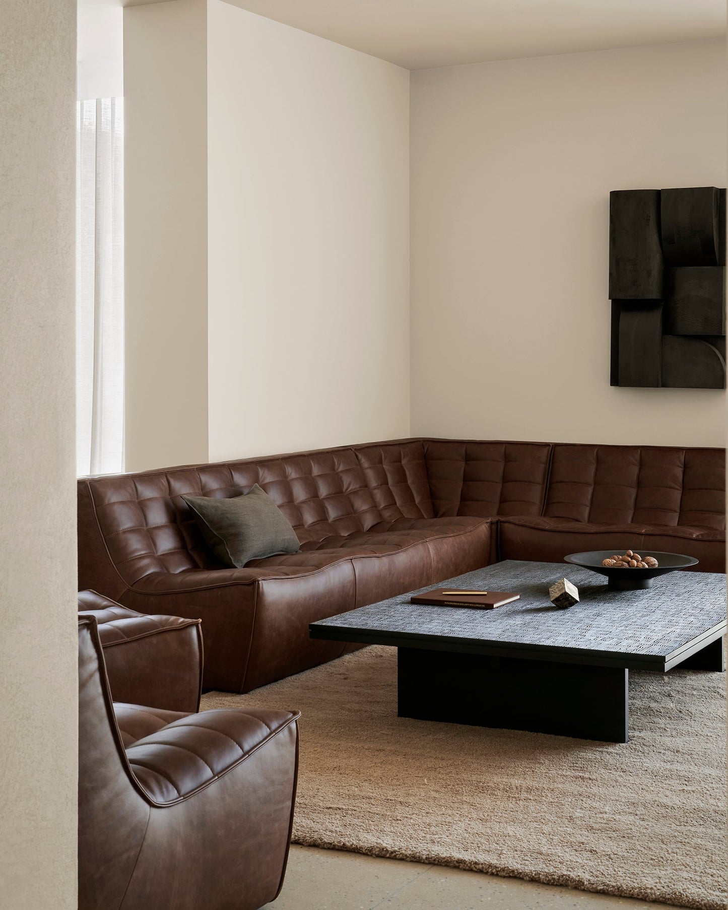 N701 Tufted Armless Sofa