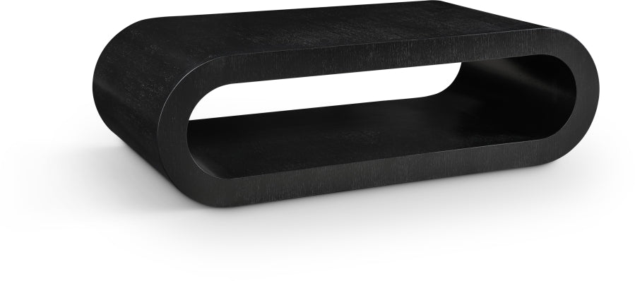 Sono Paper Veneer Coffee Table - Black