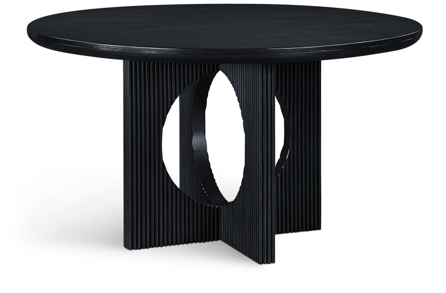 Rivas 54" Wood And Veneer Dining Table - Black