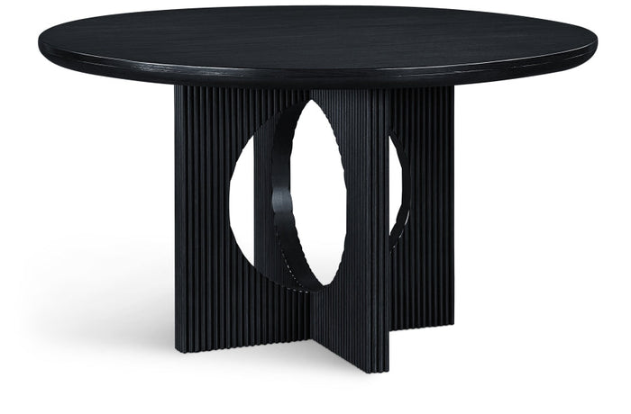 Rivas 54" Wood And Veneer Dining Table - Black