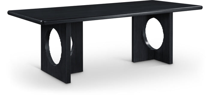 Rivas 94" Wood And Veneer Dining Table - Black