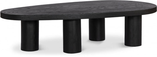 Beekman Oak Wood Coffee Table - Black