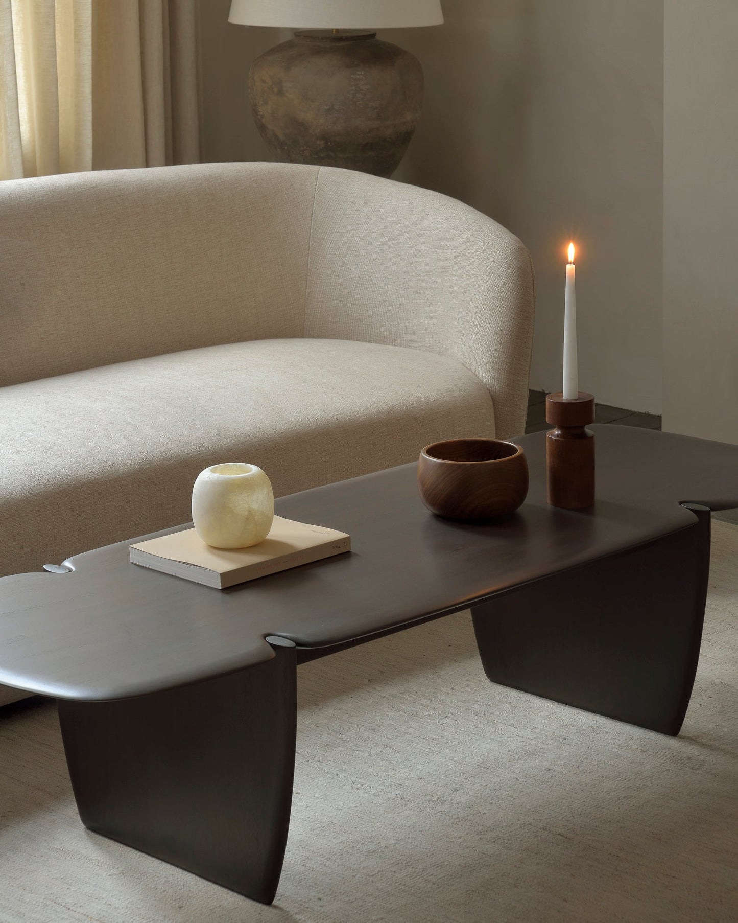 Dark Brown PI Coffee Table