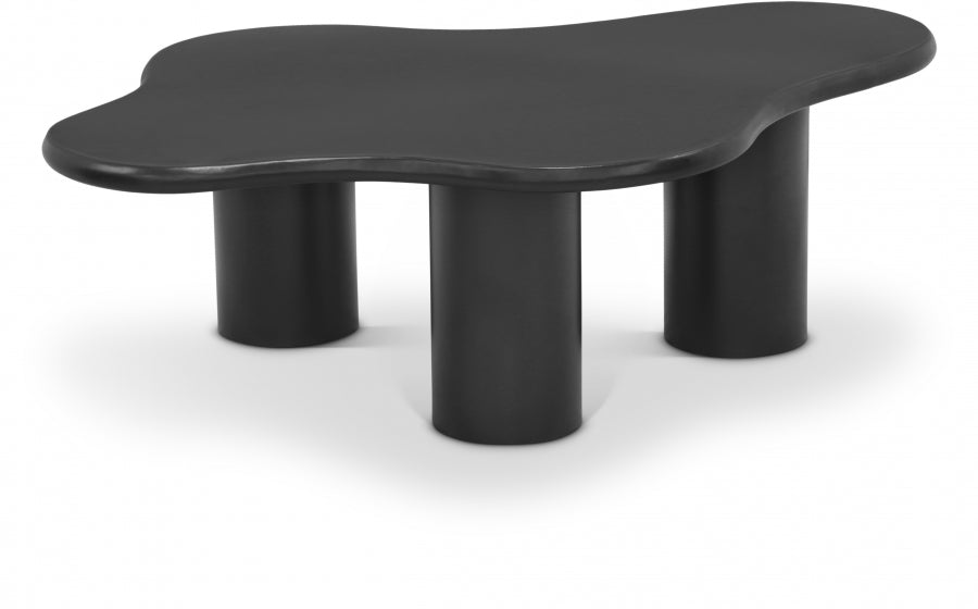 Romaine Iron Coffee Table - Black