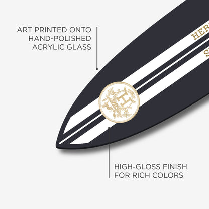 French Surfboard Charcoal