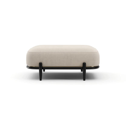 Madera Ottoman - Oatmeal