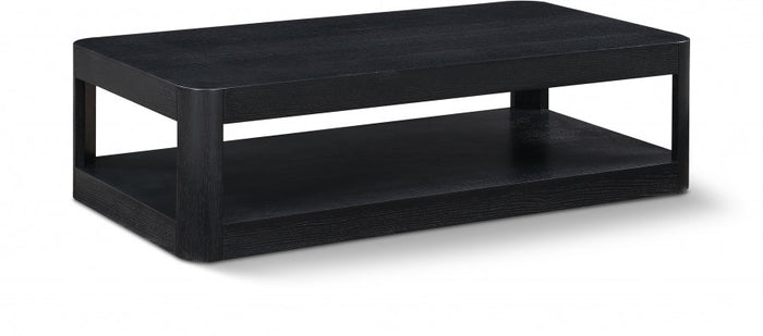 Reeves Solid Wood And Veneer Coffee Table - Black