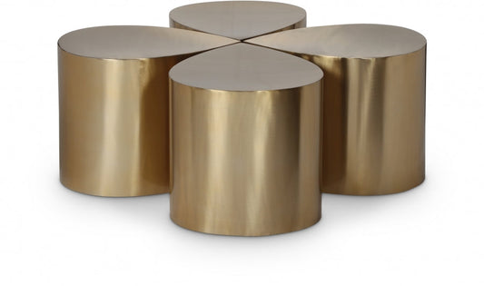 Petal Iron 4pc. Coffee Table - Gold