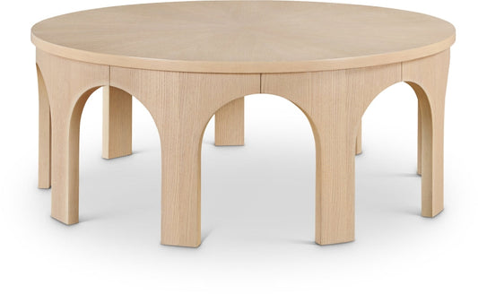 Westfield Solid Wood And Oak Veneer Coffee Table - Natural