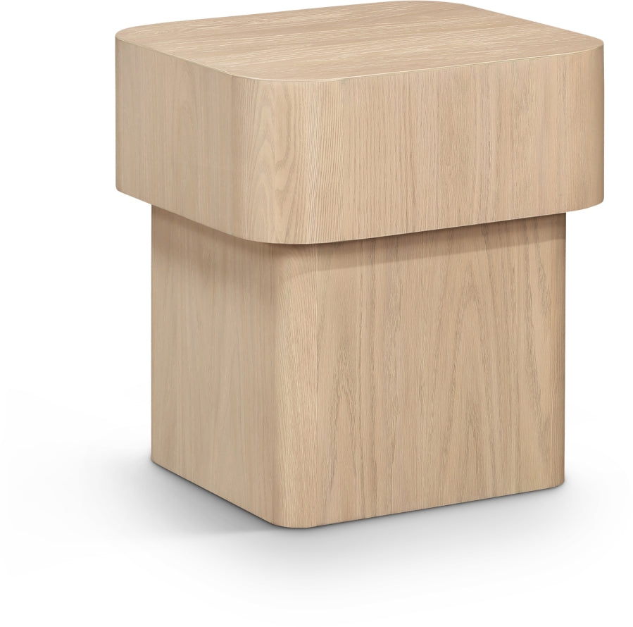 Oakmont Oak Veneer End / Side Table - Natural