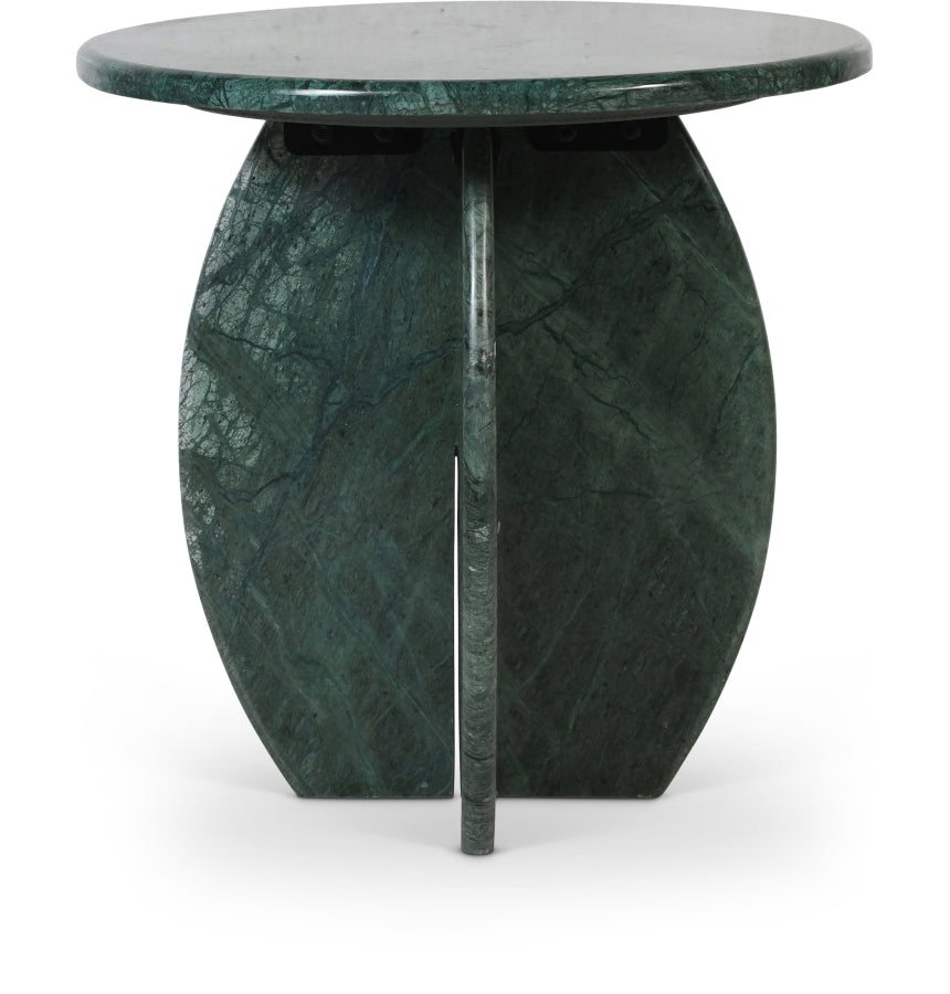 Formentera Genuine Marble End / Side Table - Green