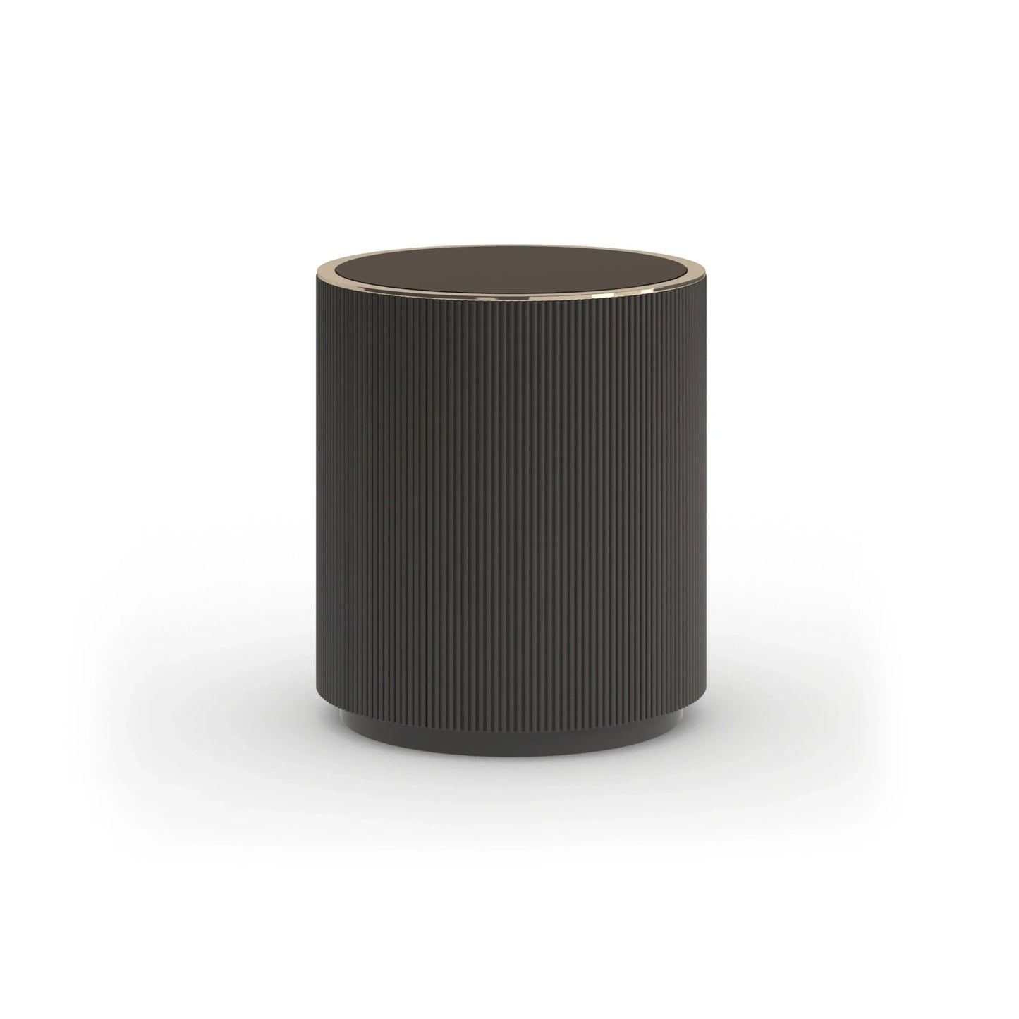 Love Round End Table - Dark Chocolate