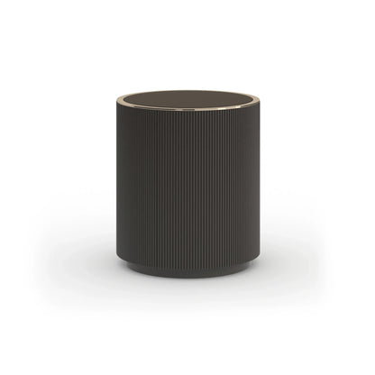 Love Round End Table - Dark Chocolate