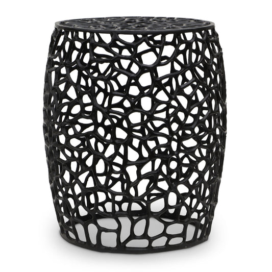 Priya Aluminum End Table - Black