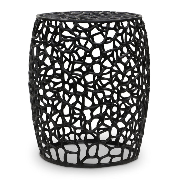 Priya Aluminum End Table - Black