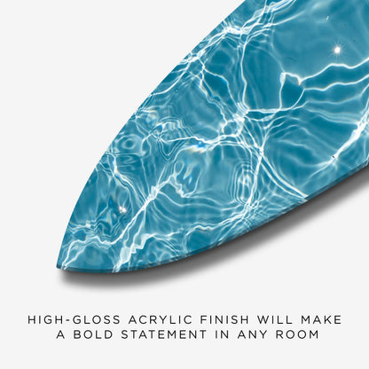 Aqua Obsidian | Surfboard Gallery Wall