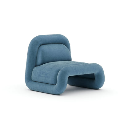 Bold Accent Chair - Azure