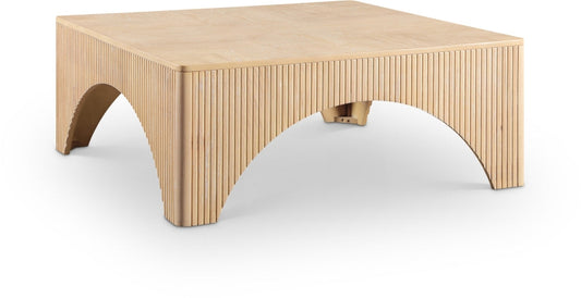 Eloise Oak Veneer Coffee Table - Natural