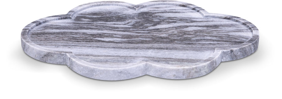 Rimini Genuine Marble Clover Shaped Tray - Panda