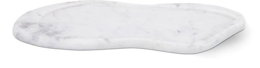 Arezzo Genuine Marble Tray - White