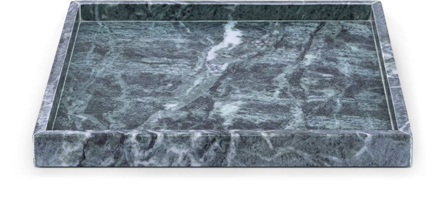 Barletta Genuine Marble Square Tray - Green