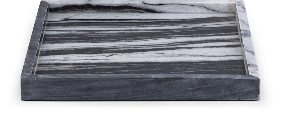 Barletta Genuine Marble Square Tray - Panda