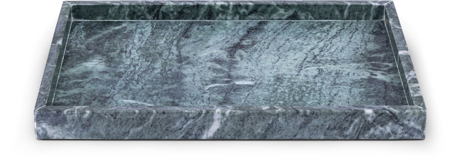 Barletta Genuine Marble Rectangle Tray - Green