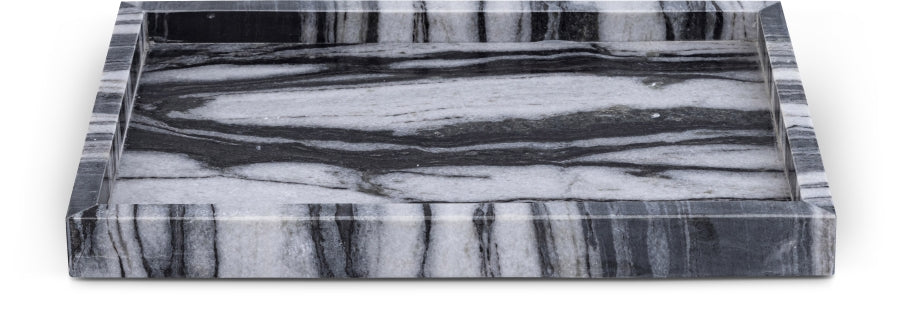 Barletta Genuine Marble Rectangle Tray - Panda