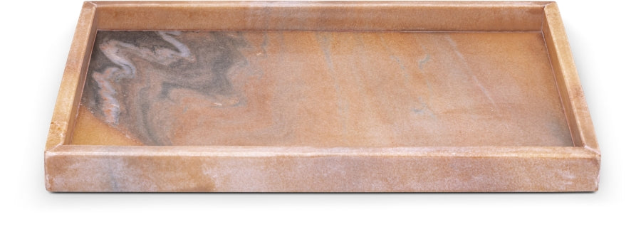 Barletta Genuine Marble Rectangle Tray - Pink