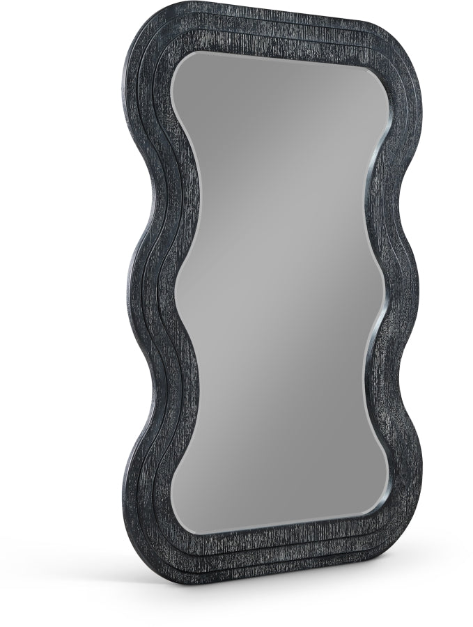 Bellagio Oak Veneer Mirror - Black