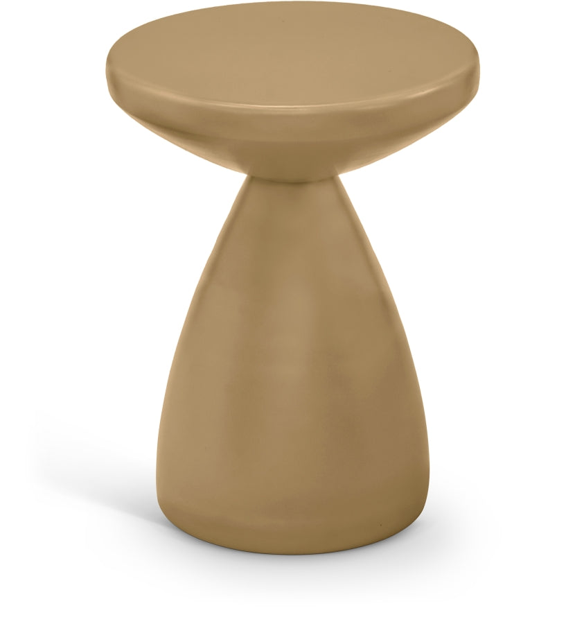 Anika Iron End Table - Brown