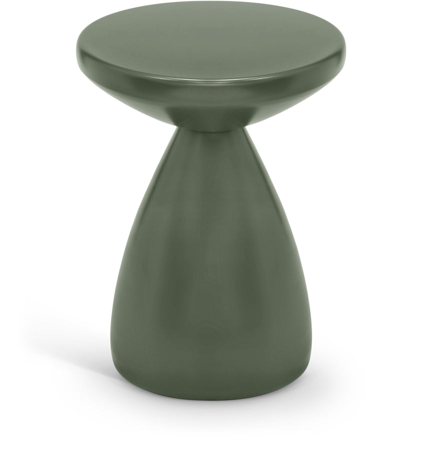 Anika Iron End Table - Green
