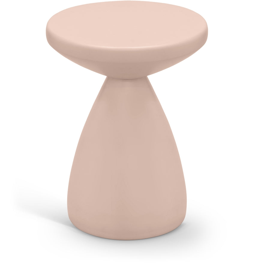 Anika Iron End Table - Pink