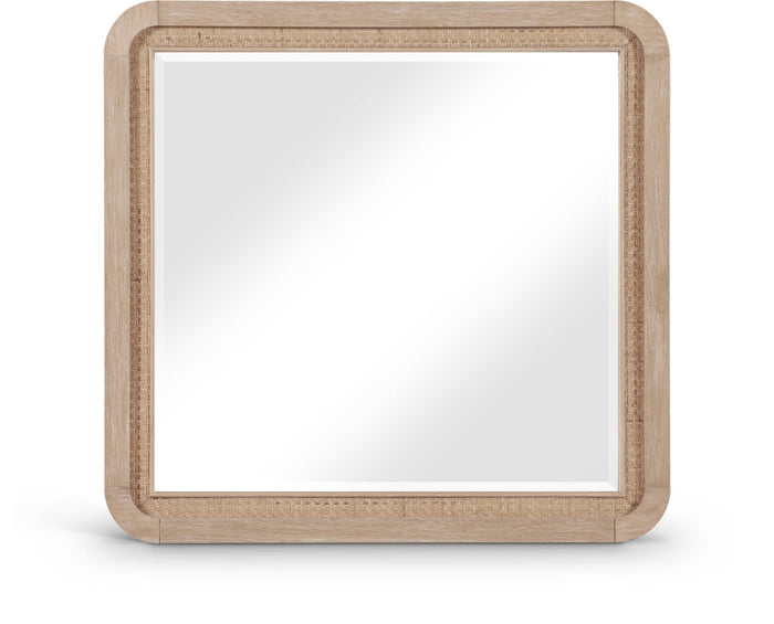 Windsor Natural Cane And Solid Wood Mirror - Natural