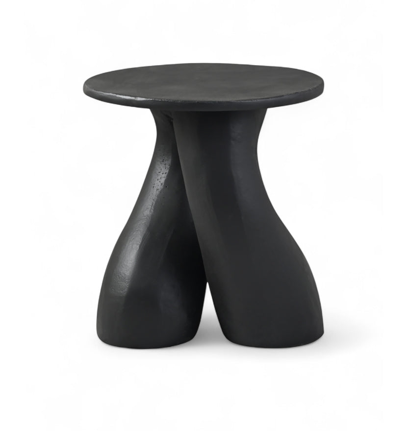 Talence Aluminium End Table - Black