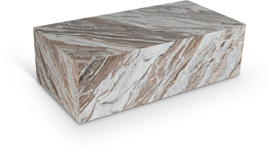 Bolzano Marble Coffee Table - Brown