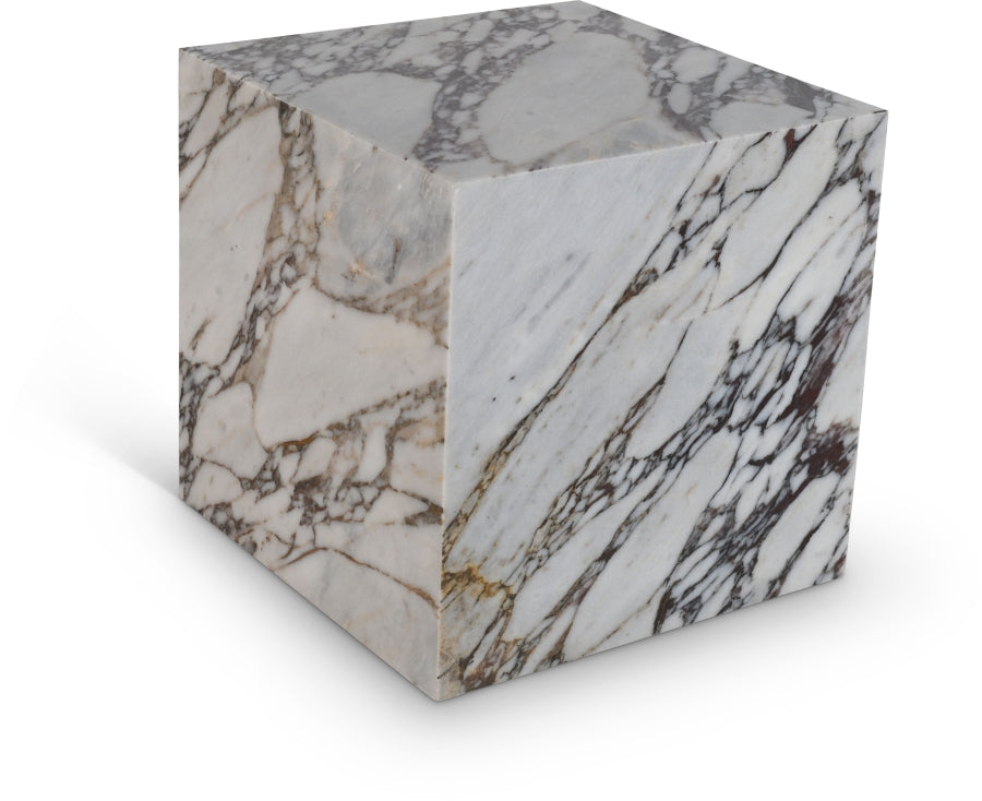 Bolzano Marble End Table - Viola