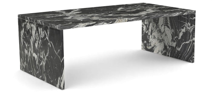 Vernazza Genuine Marble Coffee Table - Black