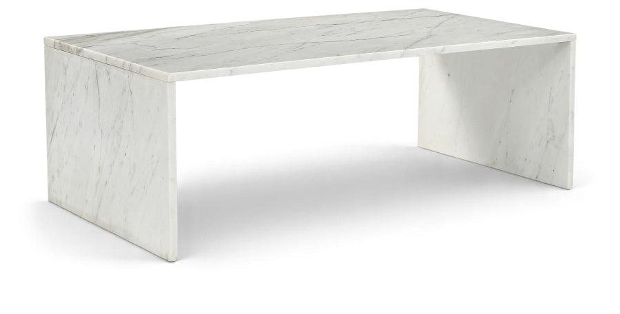 Vernazza Genuine Marble Coffee Table - White