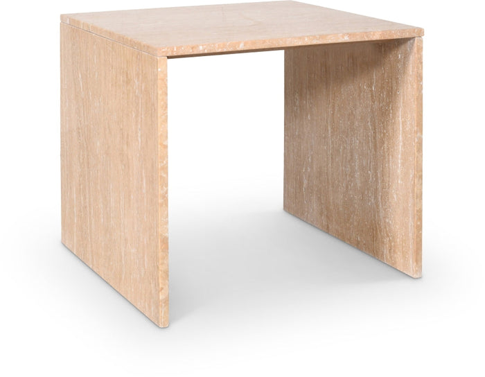 Vernazza Travertine End / Side Table - Natural