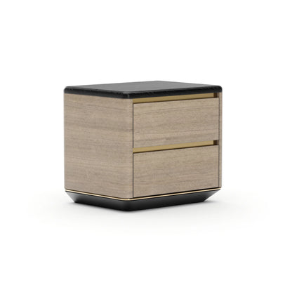 Madera Plinth Nighstand - Chocolate