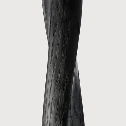 Oak Black Torsion Dining Table